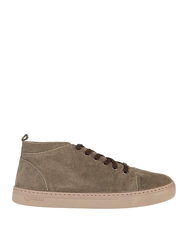 NATURAL WORLD Sneakers Verde militare Pelle