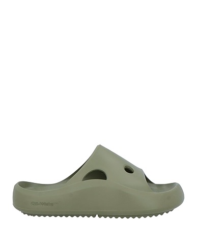 OFF-WHITE™ Sandals Military green Rubber