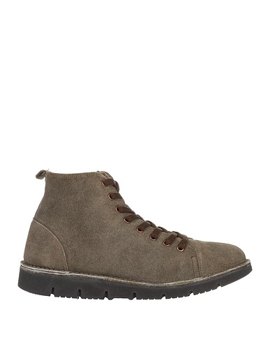 NATURAL WORLD Stivaletti Verde militare Pelle