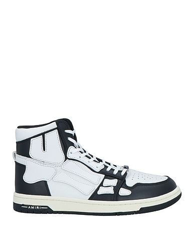 AMIRI Sneakers White Soft Leather, Textile fibers