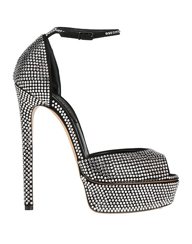 CASADEI Sandals Black Soft Leather