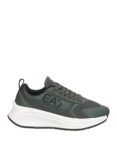EA7 Sneakers Militärgrün Gewebefasern