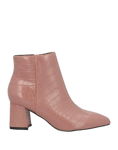 VALERIO 1966 Ankle boot Antique rose Soft Leather, Textile fibres