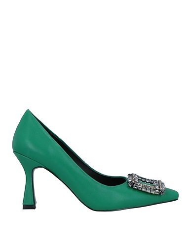 BIBI LOU Court Green Soft Leather