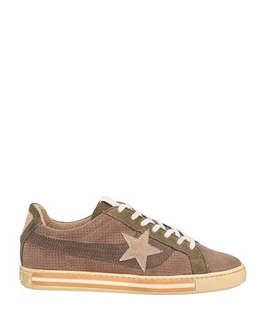 DANIELE ALESSANDRINI Sneakers Khaki Soft Leather