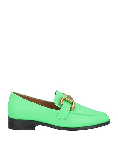 BIBI LOU Loafers Lime green Soft Leather