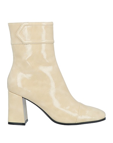 BIBI LOU Ankle boot Beige Textile fibres, Soft Leather
