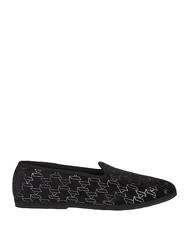 KARL LAGERFELD Loafers Black Textile fibres