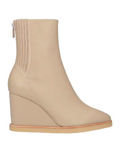 LOLA CRUZ Ankle boot Taupe Soft Leather