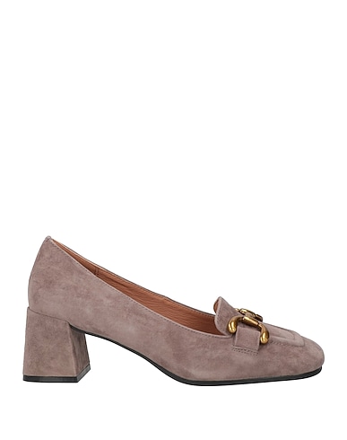 AQUARELLE Loafers Taupe Leather