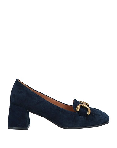 AQUARELLE Loafers Navy Leather