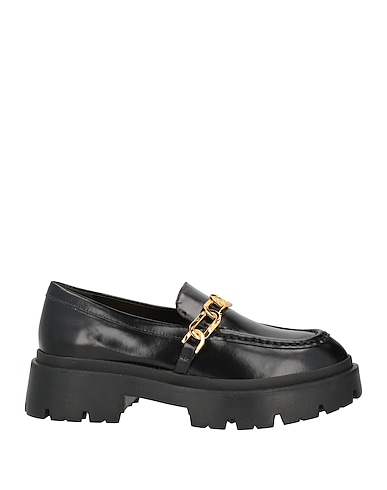 SCHUTZ Loafers Black Soft Leather