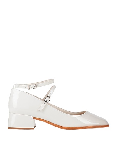 SCHUTZ Pump White Textile fibers