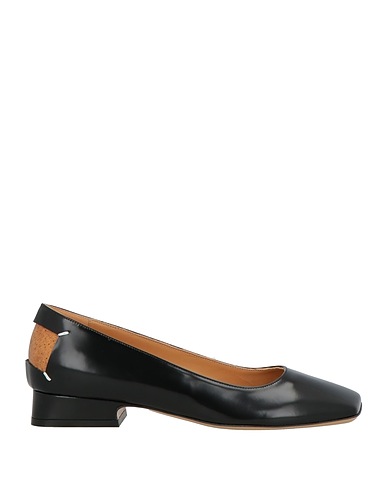 MAISON MARGIELA Ballet flats Black Leather