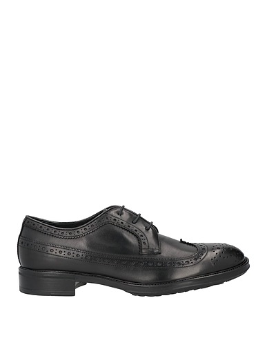 DOUCAL'S Stringate Nero Pelle