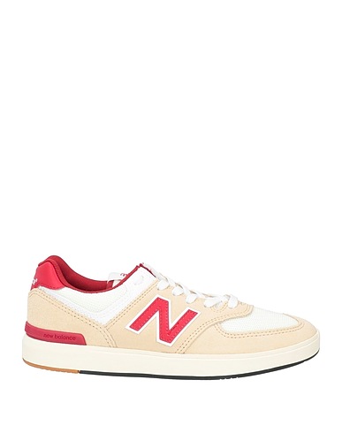 NEW BALANCE Sneakers Beige Cuir, Fibres textiles
