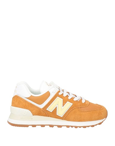 NEW BALANCE Sneakers Camel Soft Leather, Textile fibres