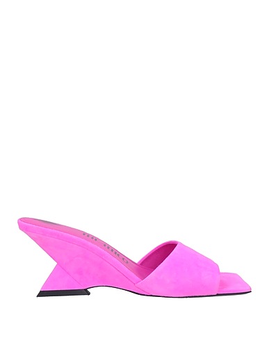 THE ATTICO Sandals Fuchsia Leather