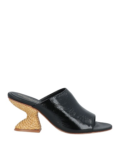 PALOMA BARCELÓ Sandals Black Soft Leather