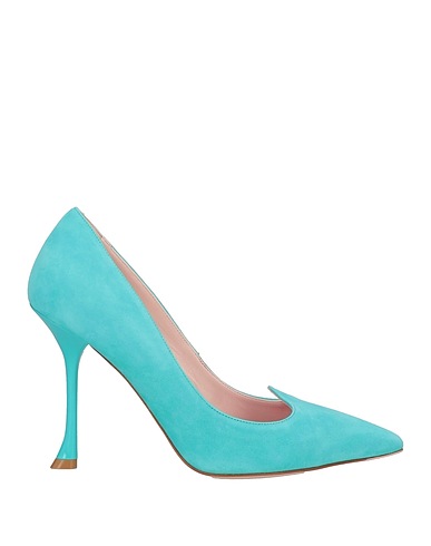 ROGER VIVIER Court Turquoise Leather