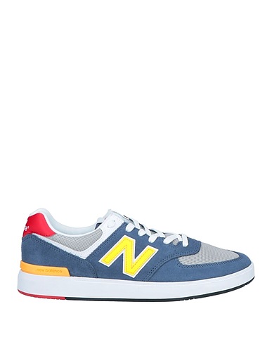 NEW BALANCE Sneakers Slate blue Soft Leather, Textile fibres