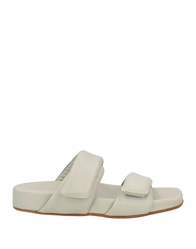 POMME D'OR Sandalen Hellgrau Leder