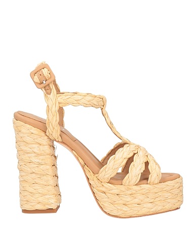 EQUITARE Sandals Beige Natural raffia