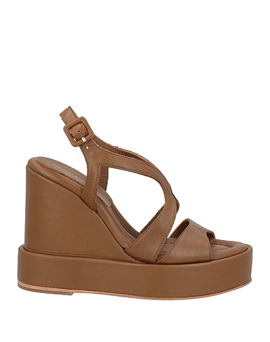 PALOMA BARCELÓ Sandals Brown Soft Leather
