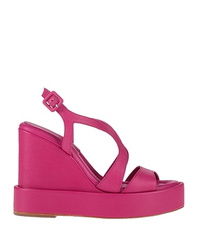 PALOMA BARCELÓ Sandals Magenta Soft Leather