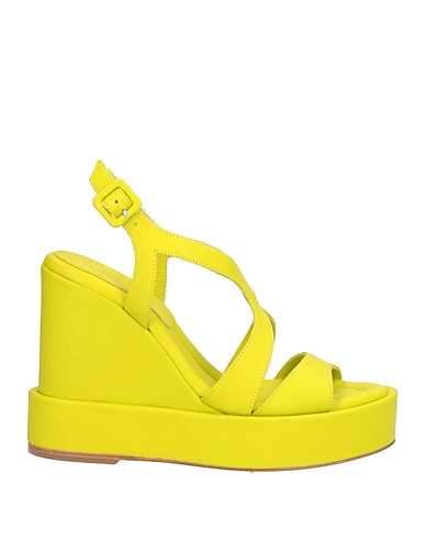 PALOMA BARCELÓ Sandals Light green Leather