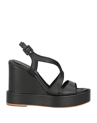 PALOMA BARCELÓ Sandals Black Soft Leather