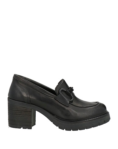 BARBARA BRERA Loafers Black Soft Leather