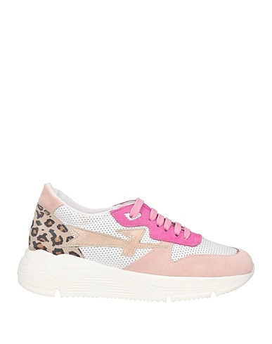 LEA-GU Sneakers Pink Textile fibres, Leather