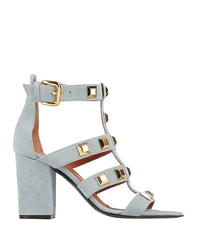 VIA ROMA 15 Sandals Sky blue Leather