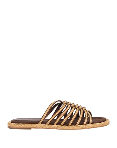 PALOMA BARCELÓ Espadrilles Dark brown Textile fibres