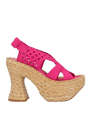 PALOMA BARCELÓ Espadrilles Fuchsia Textile fibres