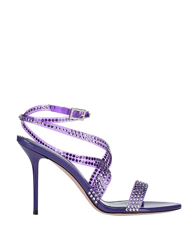 GEDEBE Sandals Purple Textile fibers