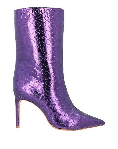 SCHUTZ Ankle boot Purple Soft Leather