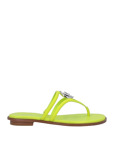 MICHAEL MICHAEL KORS Infradito VERDE LIME Pelle