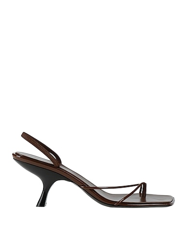 THE ROW Flip flops Chocolate brown Leather