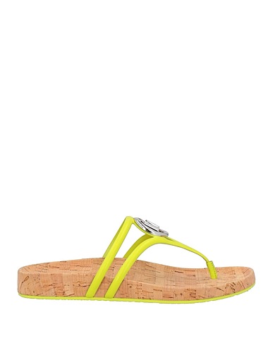 MICHAEL MICHAEL KORS Flip flops Lime green Soft Leather