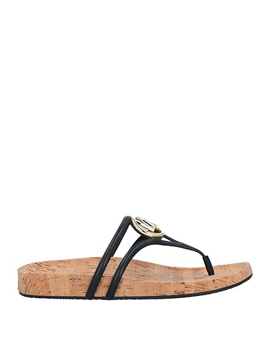 MICHAEL MICHAEL KORS Flip flops Black Soft Leather