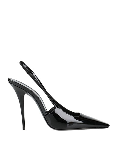 SAINT LAURENT Pump Black Soft Leather