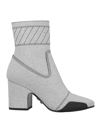 OFF-WHITE™ Ankle boot Silver Soft Leather