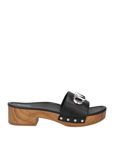 MICHAEL MICHAEL KORS Mules and clogs Black Soft Leather