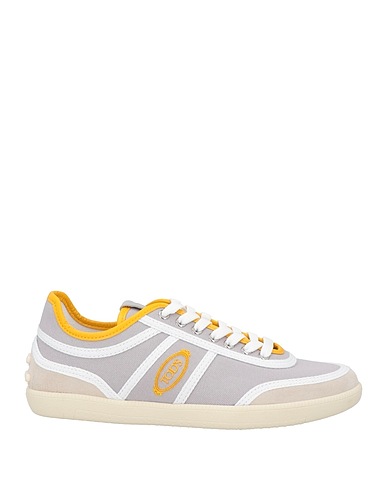 TOD'S Sneakers Light grey Textile fibres, Soft Leather