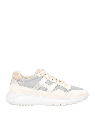 HOGAN Sneakers Beige Pelle, Fibre tessili