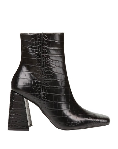 VERO MODA Ankle boot Black Textile fibres