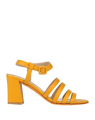 MARYAM NASSIR ZADEH Sandals Mustard Soft Leather
