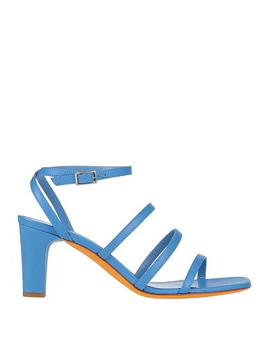 MARYAM NASSIR ZADEH Sandals Pastel blue Soft Leather